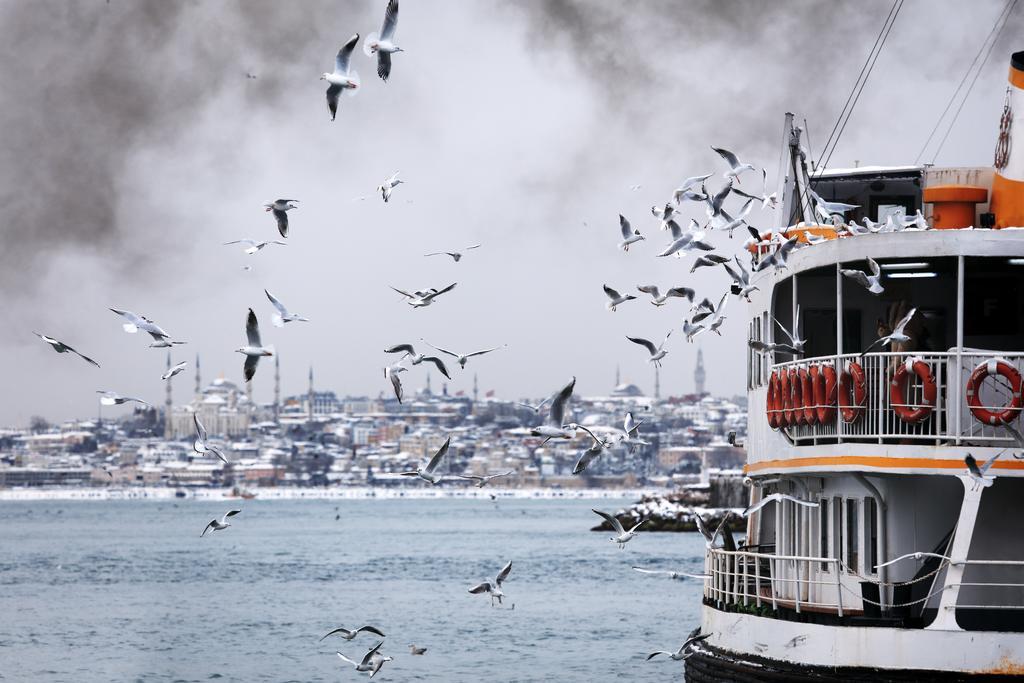 10 Karakoy Istanbul Hotel Bagian luar foto The Bosphorus in winter